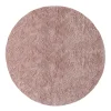 Xenos Vloerkleden-Vloerkleed fluffy rond - roze - ø120 cm