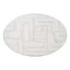 Xenos Vloerkleden-Vloerkleed native ovaal - wit - 120x180 cm