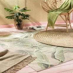 Xenos Vloerkleden-Vloerkleed naturel - Ø150 cm