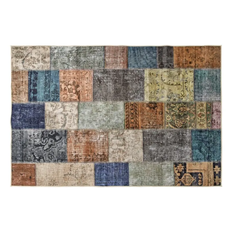 Xenos Vloerkleden-Vloerkleed patchwork - multikleur - 120x180 cm