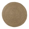 Xenos Vloerkleden-Vloerkleed riet - bruin - ø150 cm