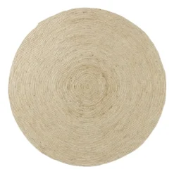 Xenos Vloerkleden-Vloerkleed riet - naturel - ø120 cm