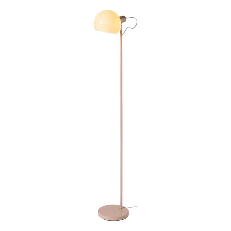 Xenos Staande Lampen-Vloerlamp retro - roze - ø22x146 cm