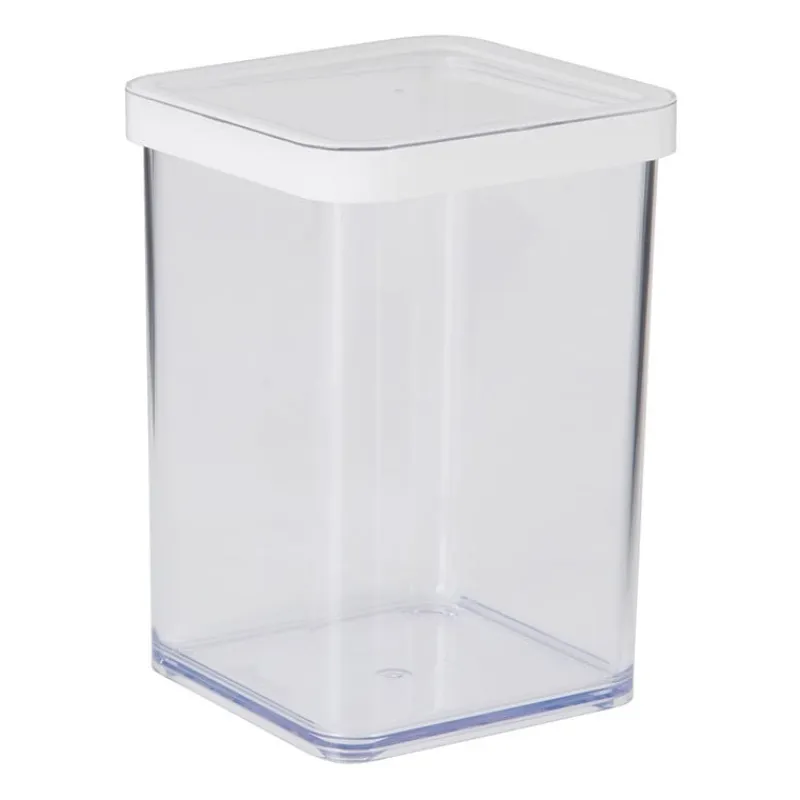 Xenos Bewaardozen-Voorraaddoos Lugano - 1 L - 10x10x14 cm