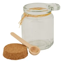Xenos Voorraadpotten-Voorraadpot - kurk en lepeltje - 200 ml