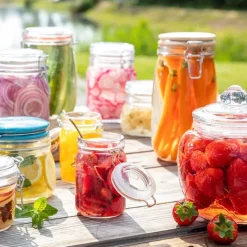 Xenos Voorraadpotten-Voorraadpot Fido met klemdeksel - 1 liter