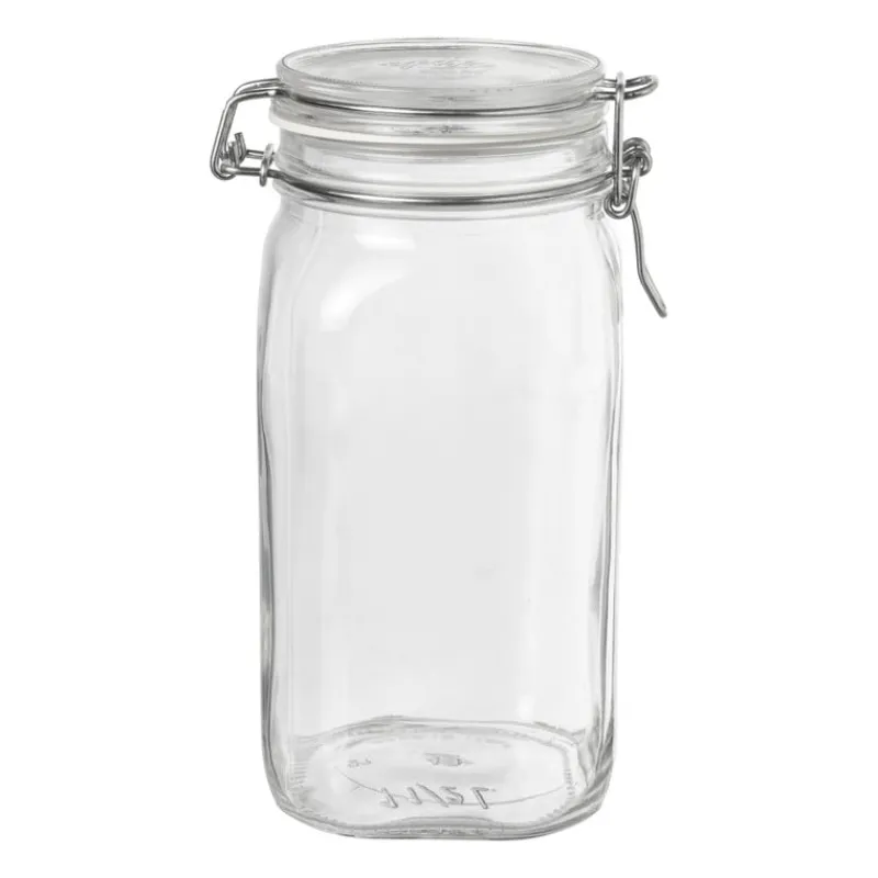 Xenos Voorraadpotten-Voorraadpot Fido met klemdeksel - 1.5 liter