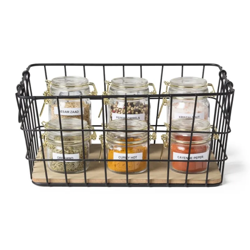 Xenos Voorraadpotten-Voorraadpotje - goudkleurig - 230 ml