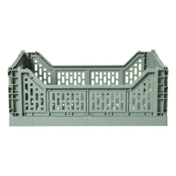 Xenos Kratjes-Vouwkrat groot - groen - 14.5x40x30 cm