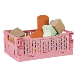 Xenos Kratjes-Vouwkrat klein - roze - 6x15x10 cm