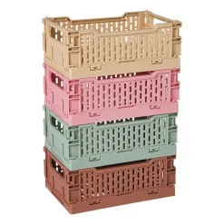 Xenos Kratjes-Vouwkrat klein - roze - 6x15x10 cm