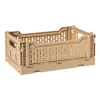 Xenos Kratjes-Vouwkrat middel - beige - 10.5x27x17 cm