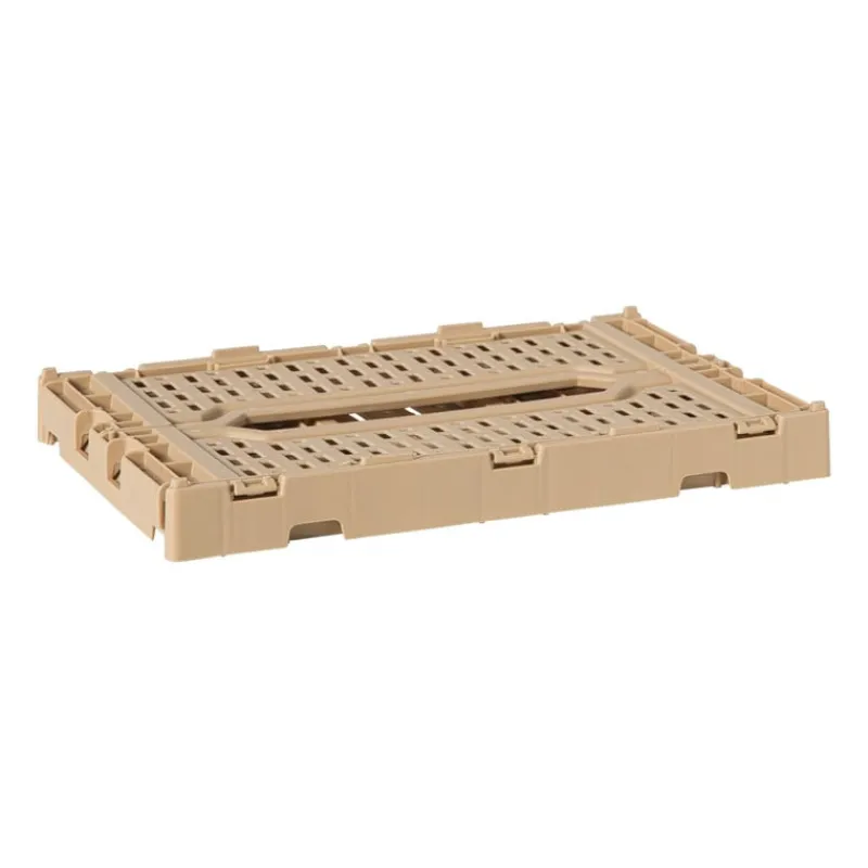 Xenos Kratjes-Vouwkrat middel - beige - 10.5x27x17 cm
