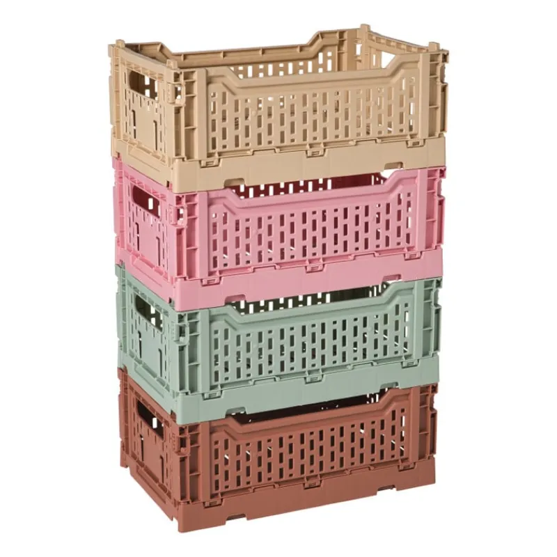 Xenos Kratjes-Vouwkrat middel - beige - 10.5x27x17 cm