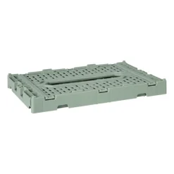 Xenos Kratjes-Vouwkrat middel - groen - 10.5x27x17 cm