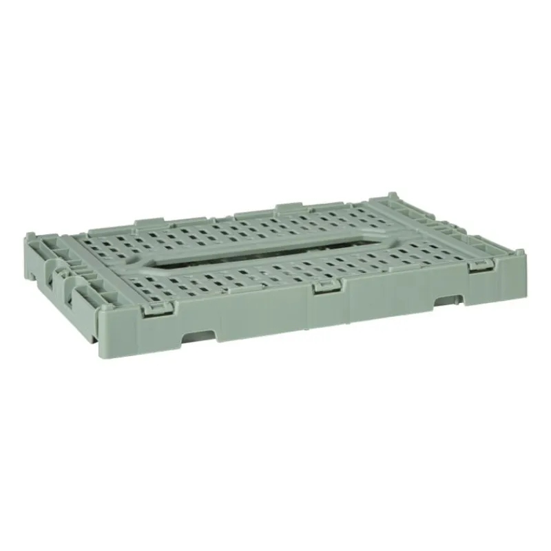 Xenos Kratjes-Vouwkrat middel - groen - 10.5x27x17 cm