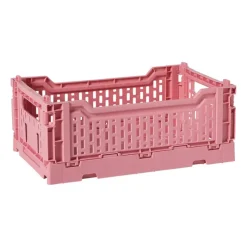 Xenos Kratjes-Vouwkrat middel - roze - 10.5x27x17 cm