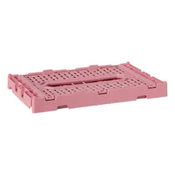 Xenos Kratjes-Vouwkrat middel - roze - 10.5x27x17 cm