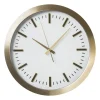 Xenos Klokken-Wandklok gouden rand - wit - ø40 cm