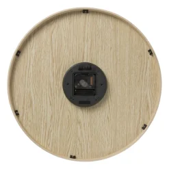 Xenos Klokken-Wandklok houten rand - bruin - ø41 cm