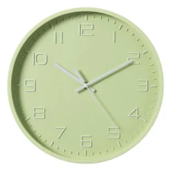 Xenos Klokken-Wandklok Nadya - mintgroen - ø30x4 cm