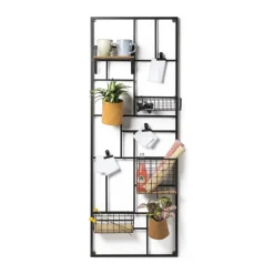 Xenos Wandrekken-Wandrek XXL met clips - 150x55 cm - zwart