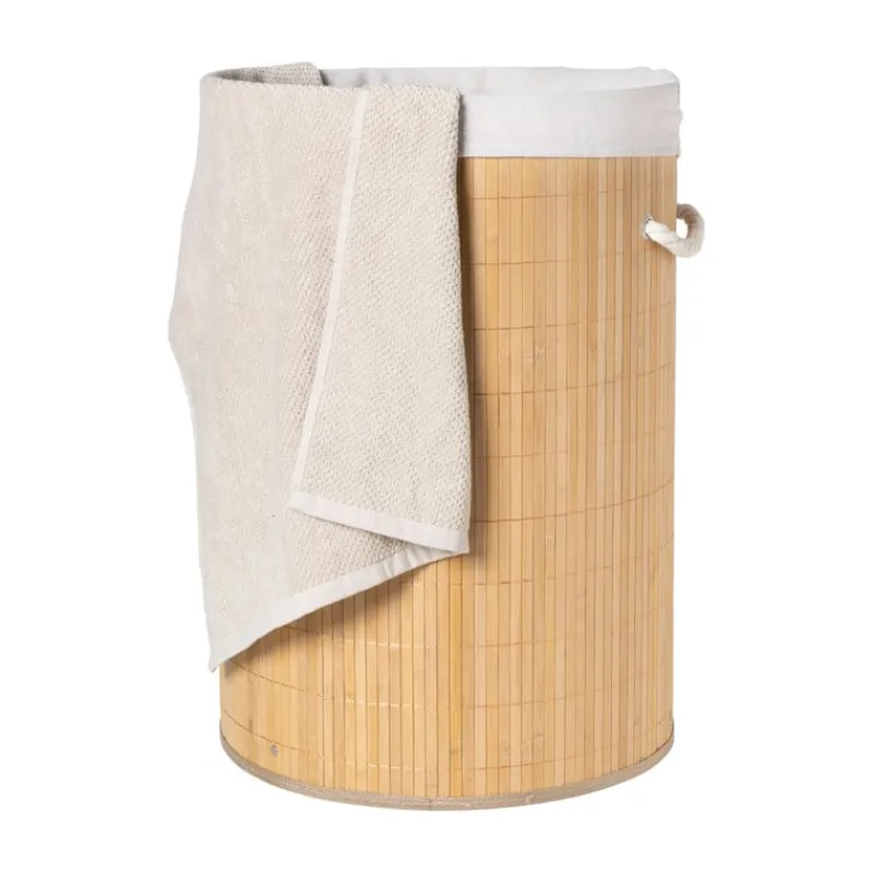 Xenos Wasmanden-Wasmand - bamboe - ø40x57 cm