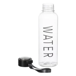 Xenos Drinkflessen-Waterfles - zwart - 500 ml