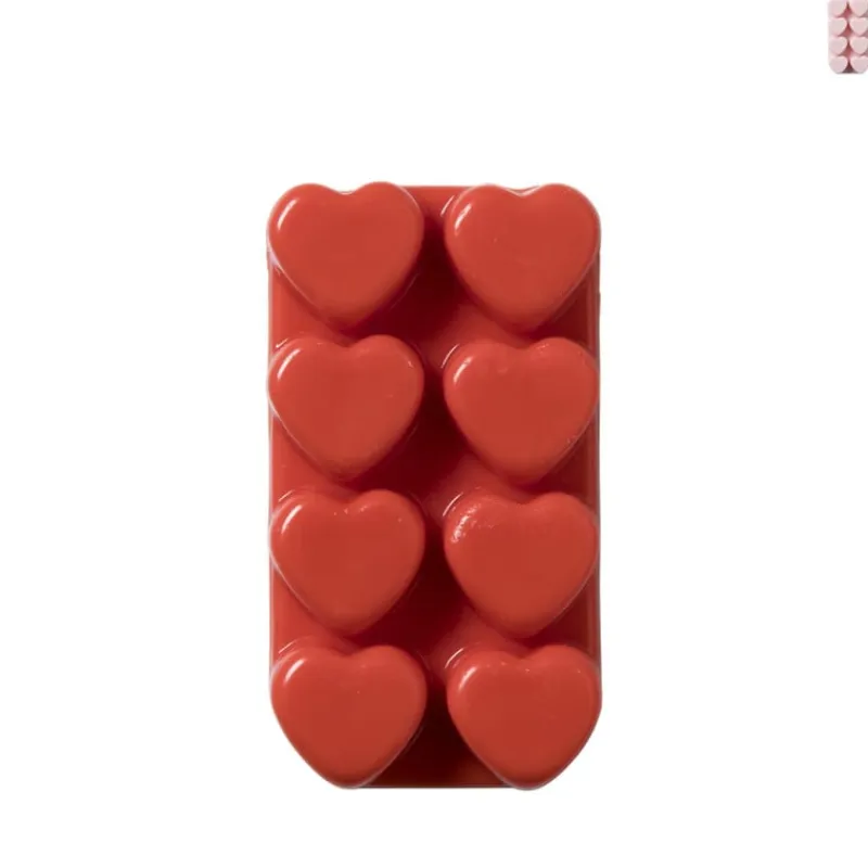 Xenos Waxmelts-Wax hartjes set van 8 - diverse varianten