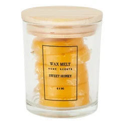 Xenos Waxmelts-Waxmelts in pot - sweet honey - set van 6