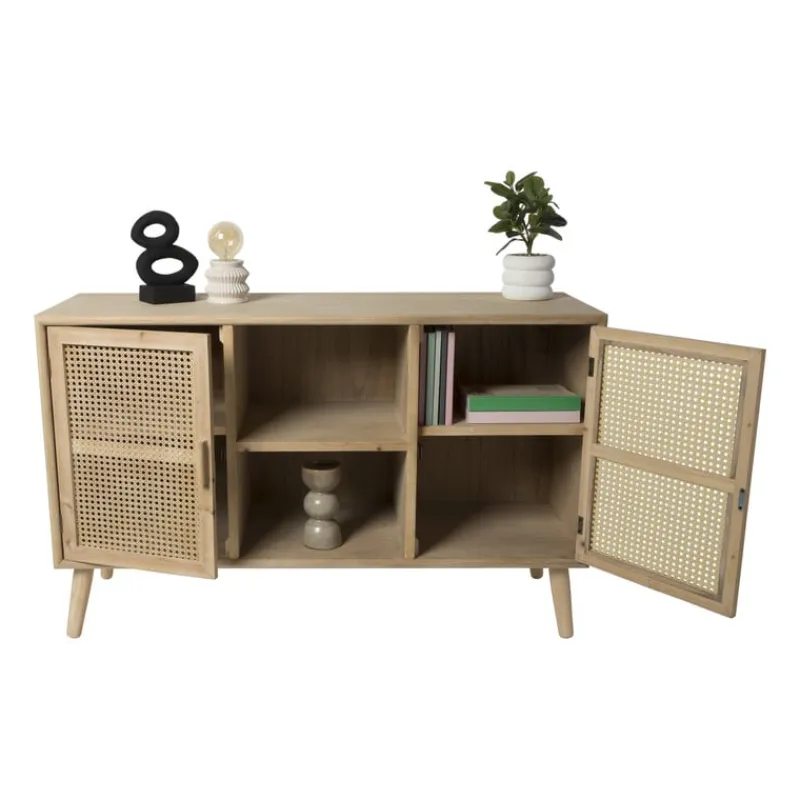 Xenos Dressoir-Webbing Java dressoir - 75x120x39.5 cm