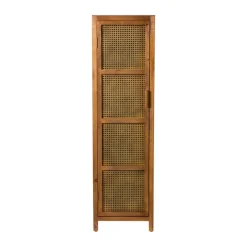 Xenos Kast Met Deuren-Webbing kast smal Bandung - bruin - 160.5x45x40.5 cm