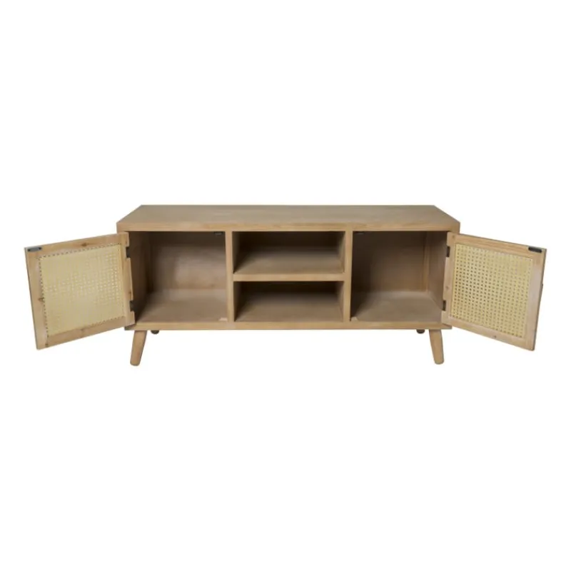 Xenos Tv Meubels|Dressoir-Webbing tv meubel Bandung - naturel - 54.5x120x38 cm