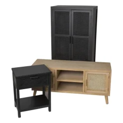 Xenos Tv Meubels|Dressoir-Webbing tv meubel Bandung - naturel - 54.5x120x38 cm