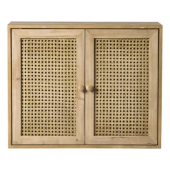 Xenos Wandkasten|Wandkasten-Webbing wandkast Bandung - naturel - 48.5x60x22 cm