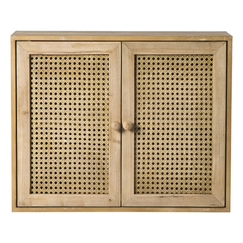 Xenos Wandkasten|Wandkasten-Webbing wandkast Bandung - naturel - 48.5x60x22 cm