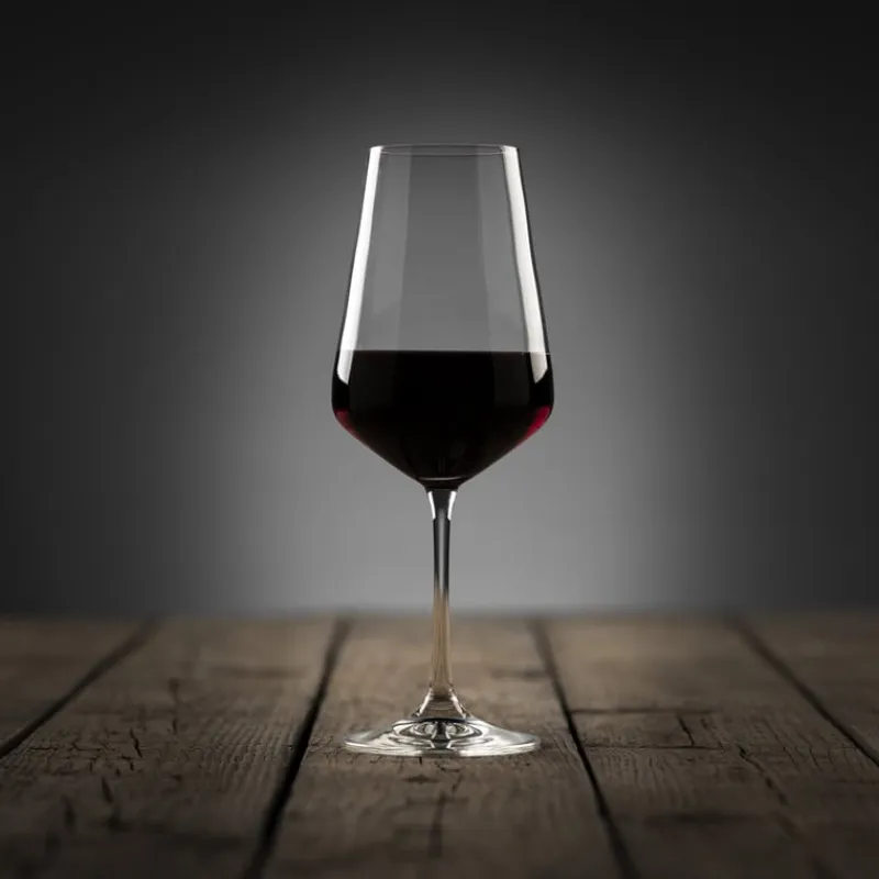 Xenos Glazensets|Wijnglazen-Wijnglas kristal - 450 ml - set van 4