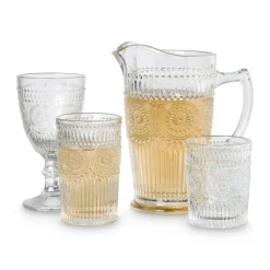 Xenos Bruiloft|Buitenservies-Wijnglas romantic - helder - 225 ml