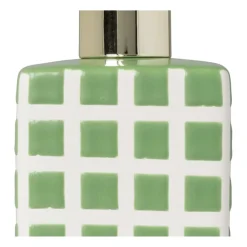 Xenos Zeeppompjes|Kerstcadeaus-Zeeppompje blokjes - groen/wit - 15.8x7x7 cm